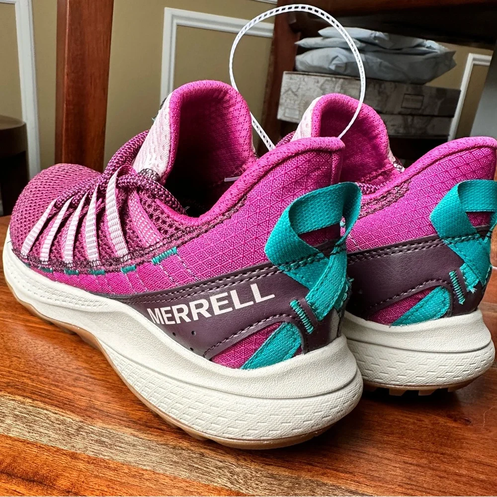 Merrell Women’s Fuchsia Bravada Edge Running Sneakers Shoes - Picture 7 of 16